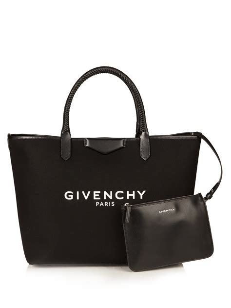 givenchy large black tote|Givenchy shopping bag.